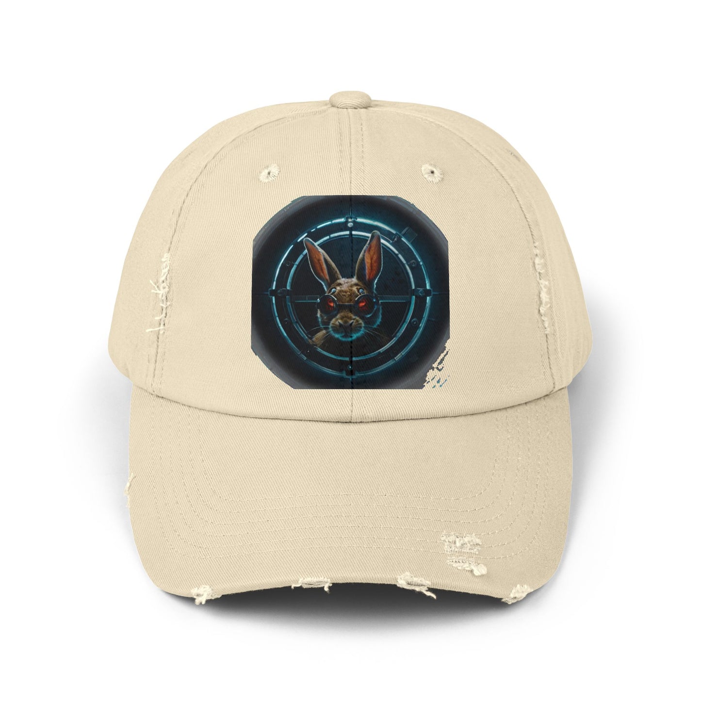 Unisex Distressed Cap - Bad Rabbit Pictures