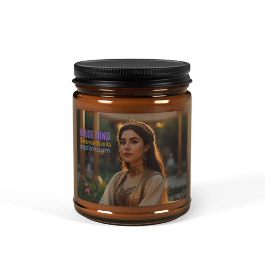 Scented Soy Candle (Cinnamon Vanilla) House Hind