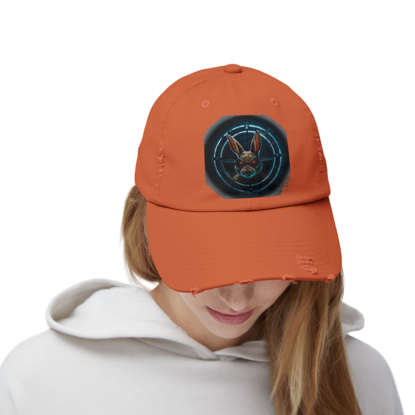 Unisex Distressed Cap - Bad Rabbit Pictures