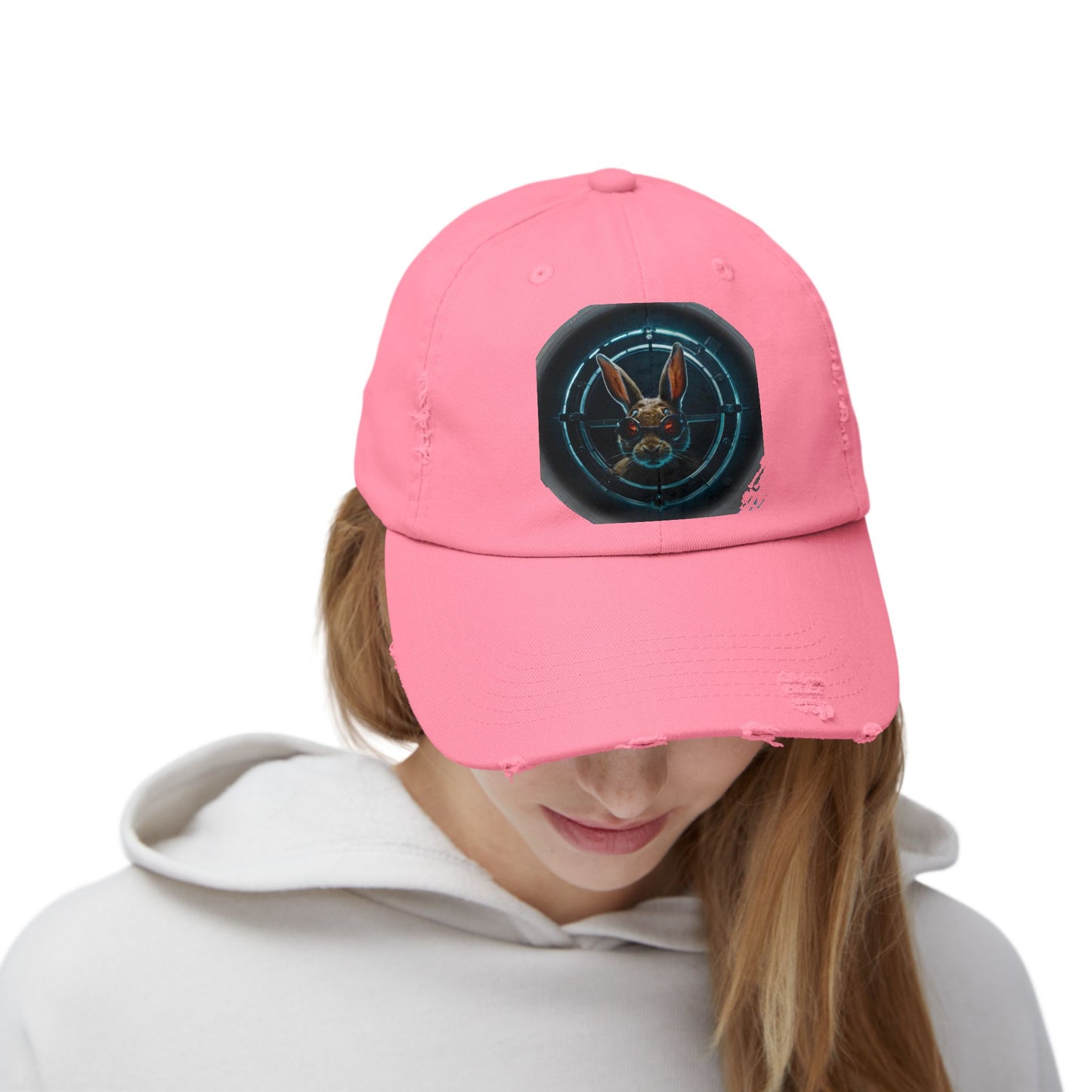 Unisex Distressed Cap - Bad Rabbit Pictures